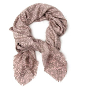 koop veilig online aan de beste prijs Louis Vuitton monogram shawl rose poudre floral fringed