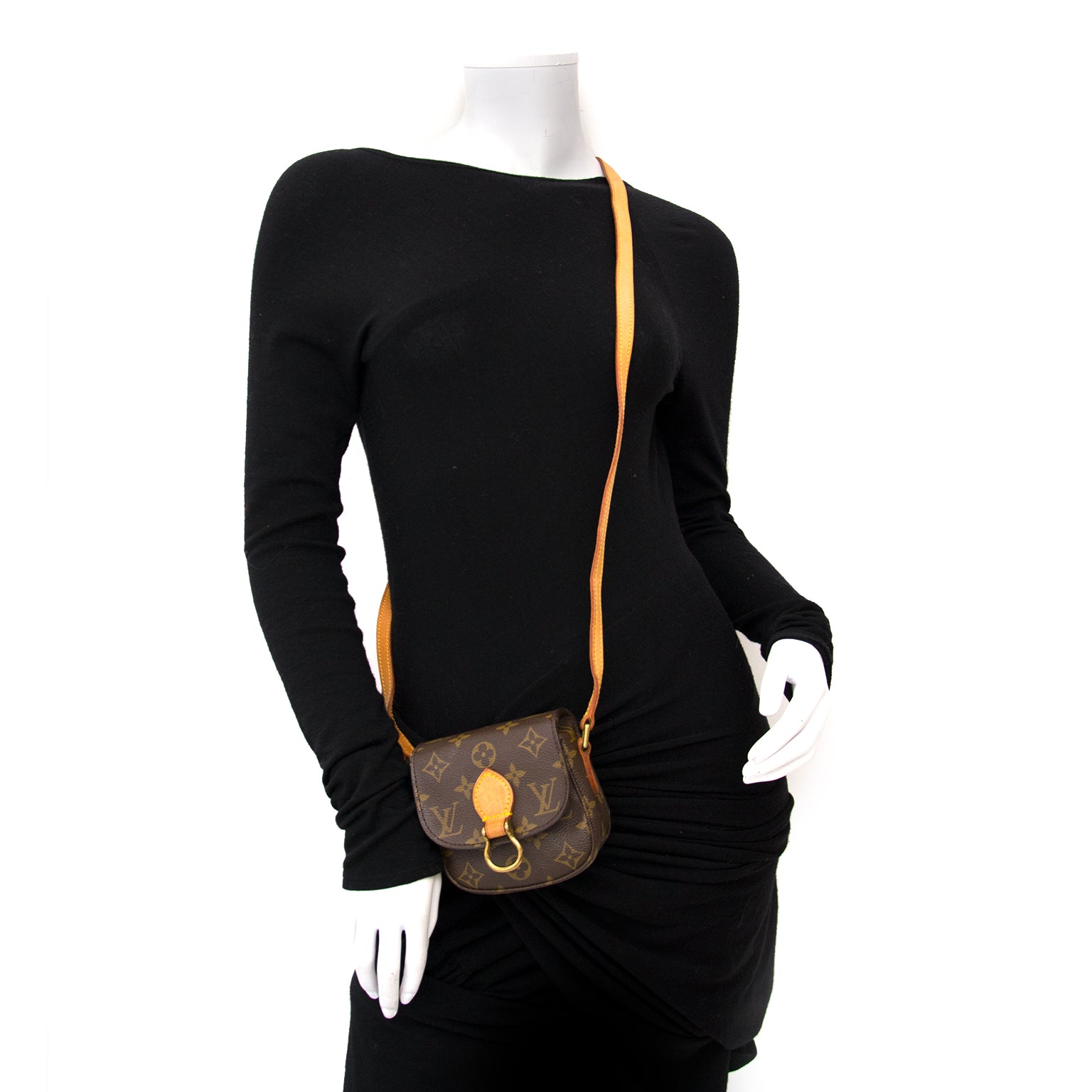 Koop snel en gemakkelijk uw handtassen van Louis Vuitton Monogram Mini Saint Cloud Bag