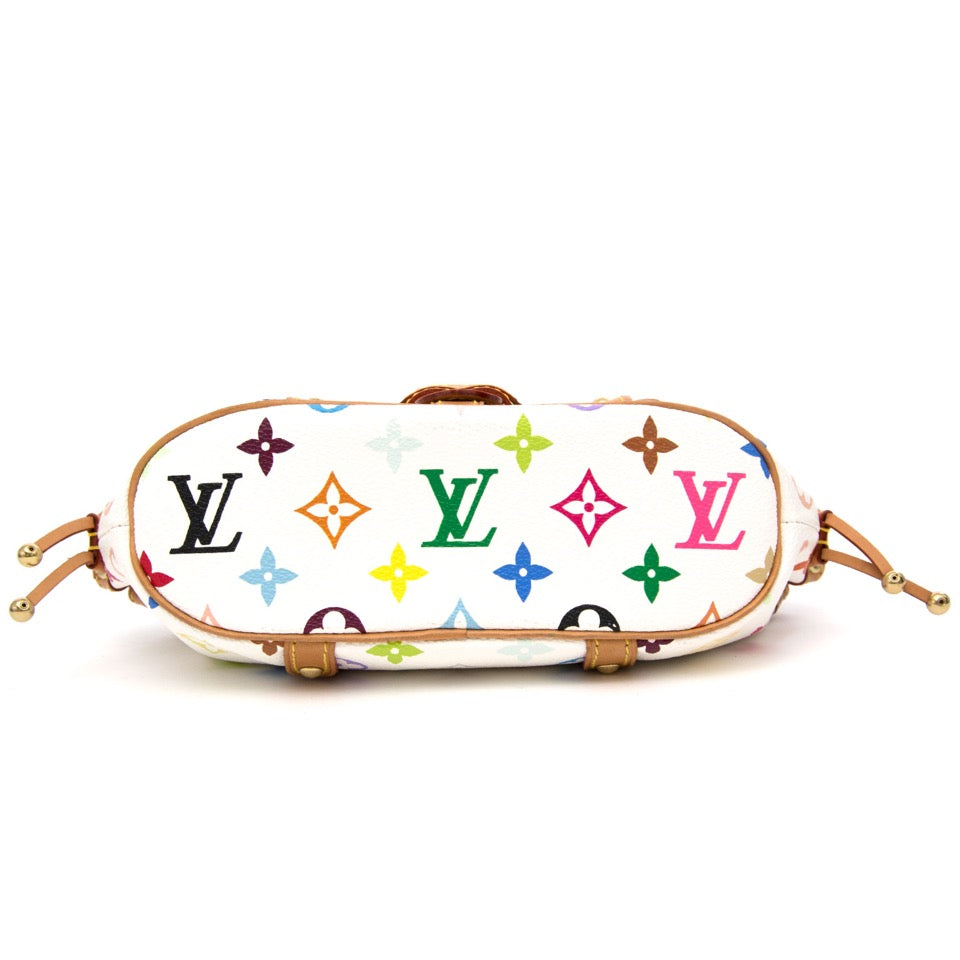 Limited edition Louis Vuitton Theda PM Multicolor worldwide shipping safe and secure at Labellov Antwerp secondhand designer vintage