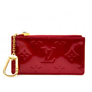 Louis Vuitton Pochette Clés Vernis Cerise for sale online at Labellov secondhand luxury