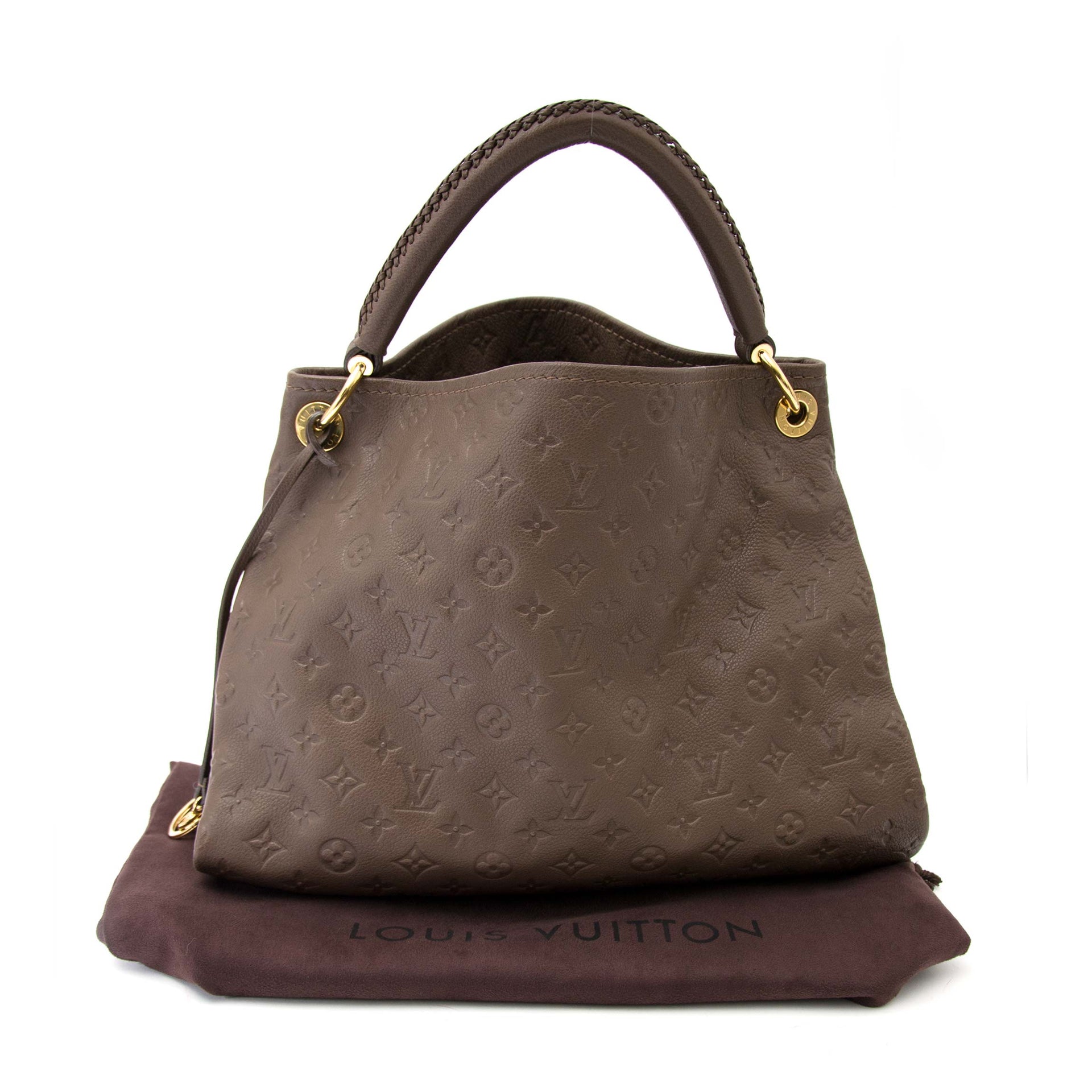 Louis Vuitton Artsy MM Monogram Empreinte te koop, perfecte staat, echte tweedehands, items www.labellov.com.