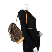 Louis Vuitton Montsouris PM Monogram Backpack now for sale at labellov vintage fashion webshop belgium