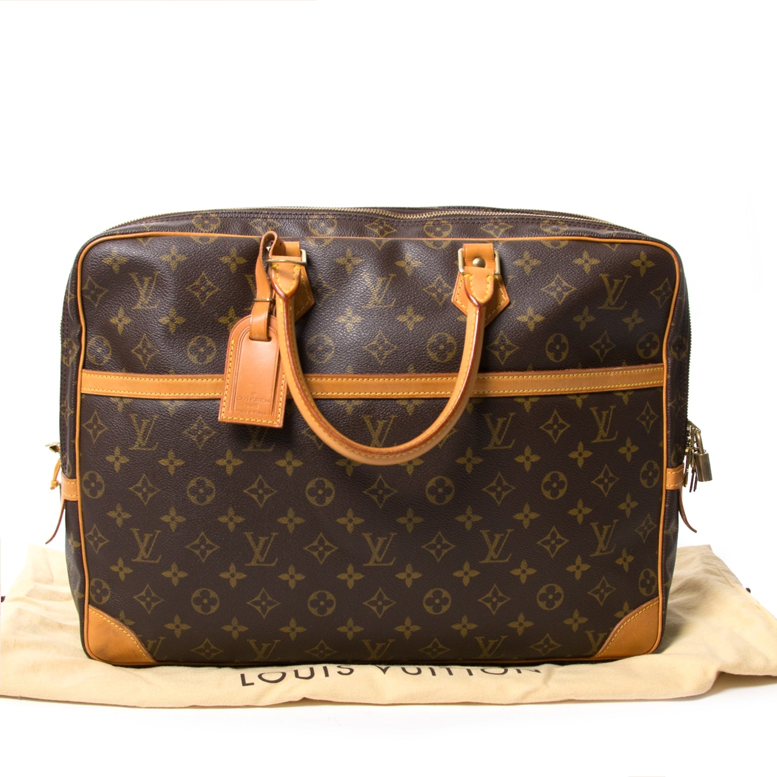 louis vuitton monogram porte documents voyage soft briefcase now for sale at labellov vintage fashion webshop belgium