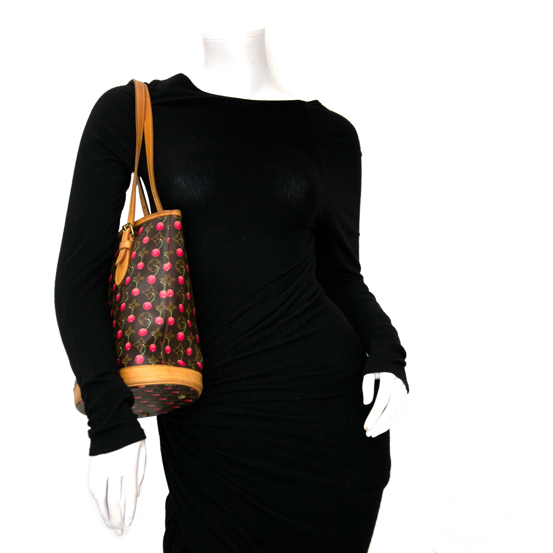 For the best price available Louis Vuitton Monogram Cherises Cherry Bucket Bag