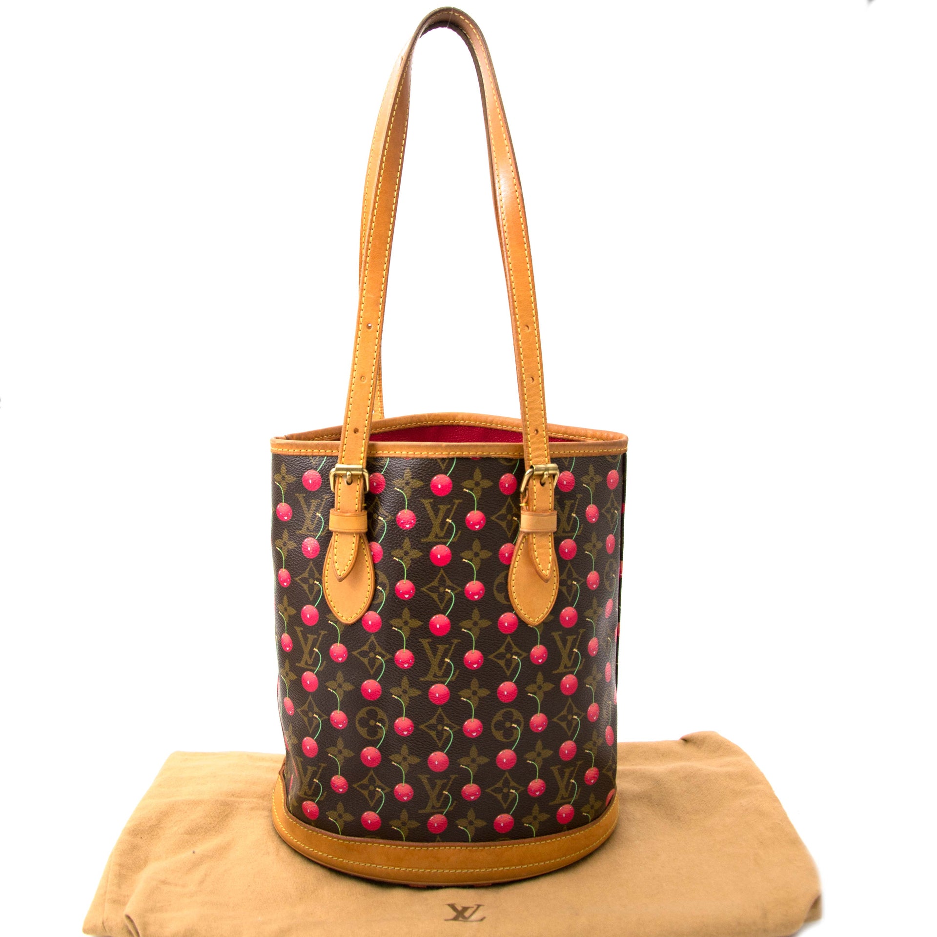 Bent u op zoek naar een authentieke Louis Vuitton Monogram Cherises Cherry Bucket Bag?