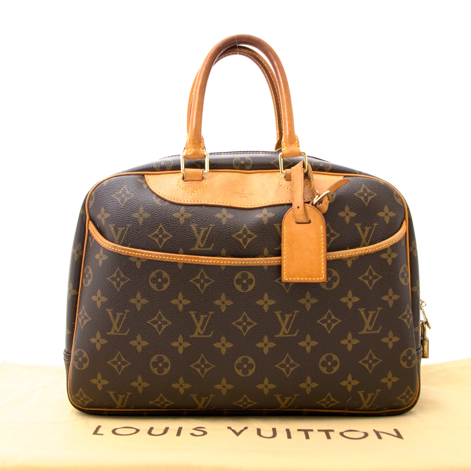 Authentieke tweedehands Louis Vuitton Deauville Monogram medium