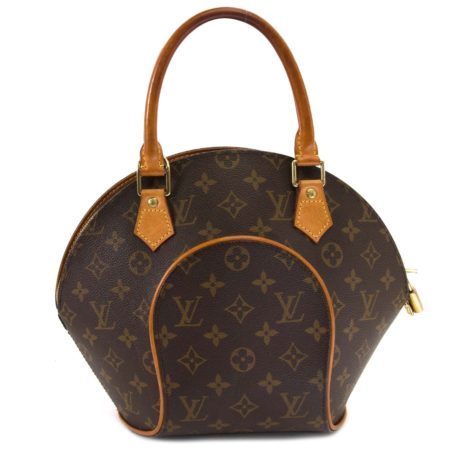 Louis Vuitton Ellipse Monogram Top Handle Bag now for sale at labellov vintage fashion webshop belgium
