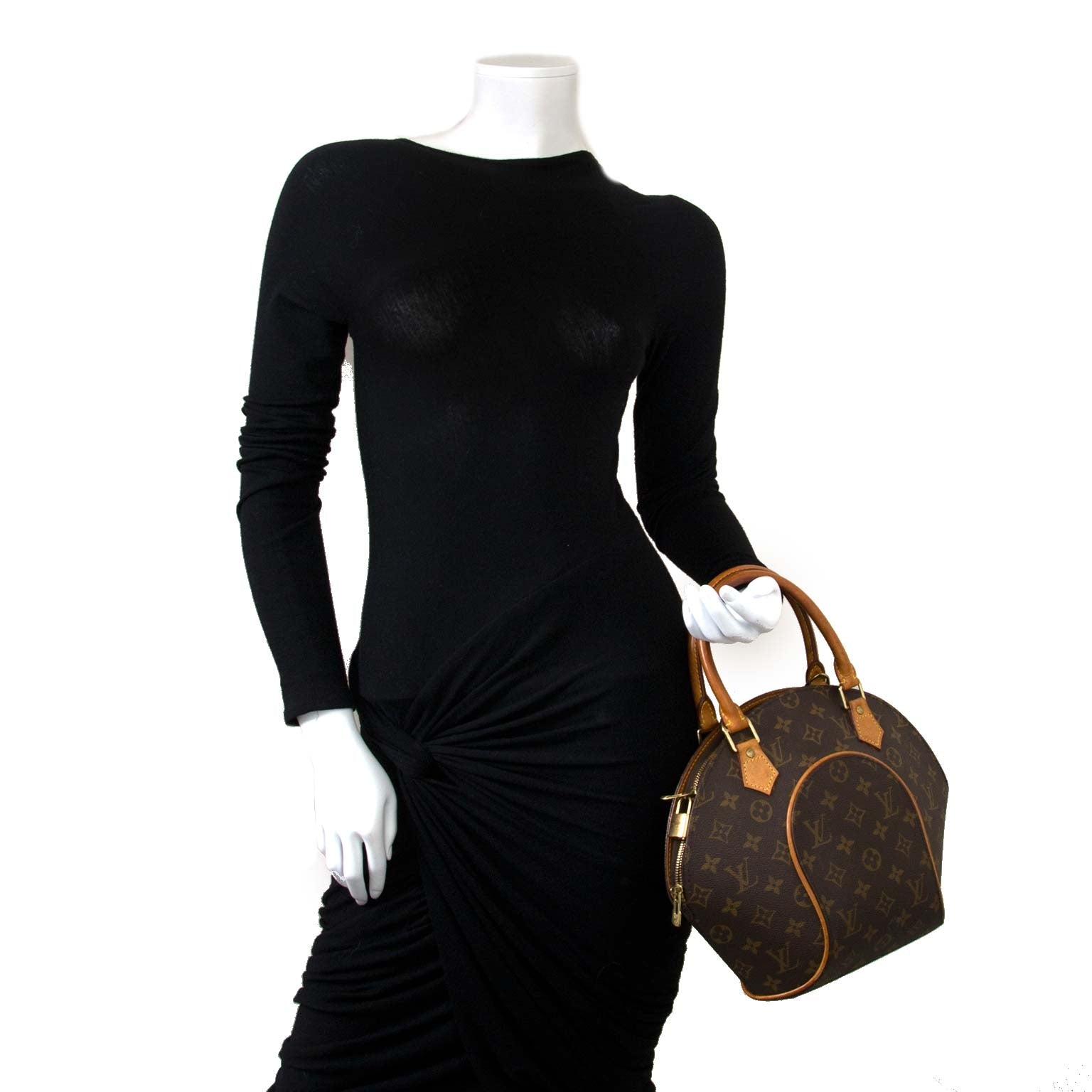 Louis Vuitton Ellipse Monogram Top Handle Bag now for sale at labellov vintage fashion webshop belgium