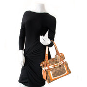 louis vuitton limited edition monogram tisse rayures pm tote bag now for sale at labellov vintage fashion webshop belgium