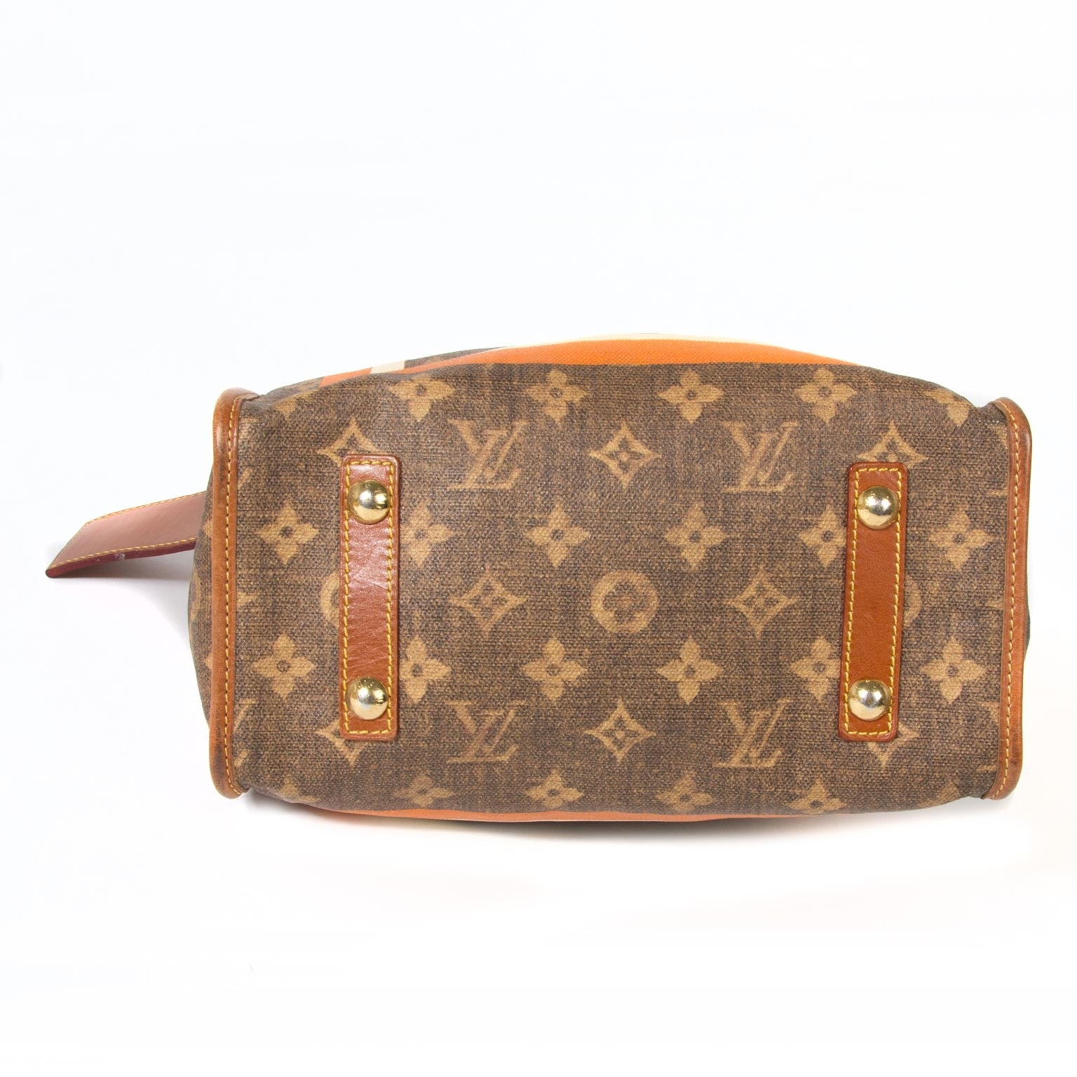 louis vuitton limited edition monogram tisse rayures pm tote bag now for sale at labellov vintage fashion webshop belgium