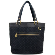 louis vuitton navy monogram lin lucille gm bag now for sale at labellov vintage fashion webshop belgium