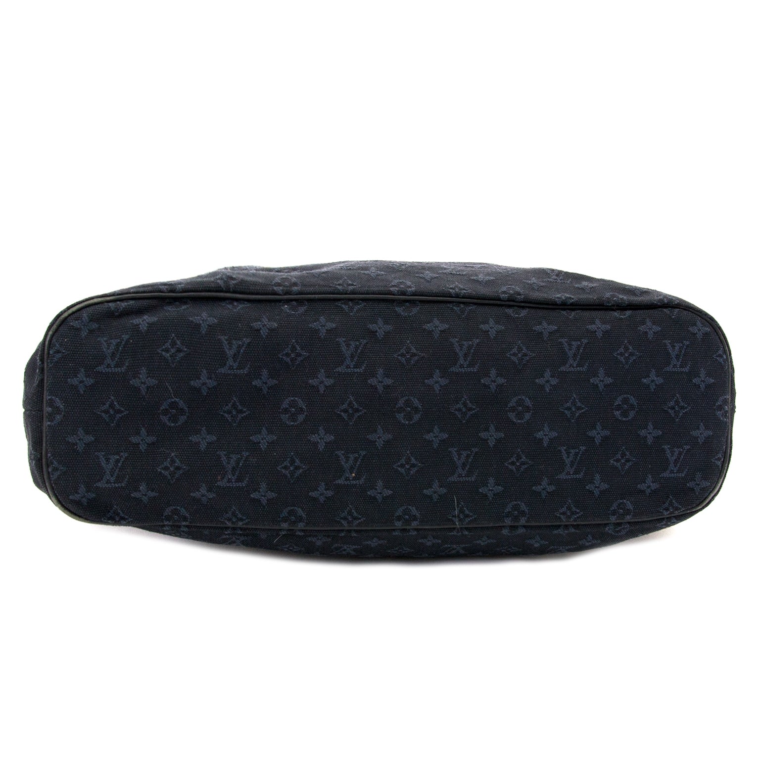 louis vuitton navy monogram lin lucille gm bag now for sale at labellov vintage fashion webshop belgium