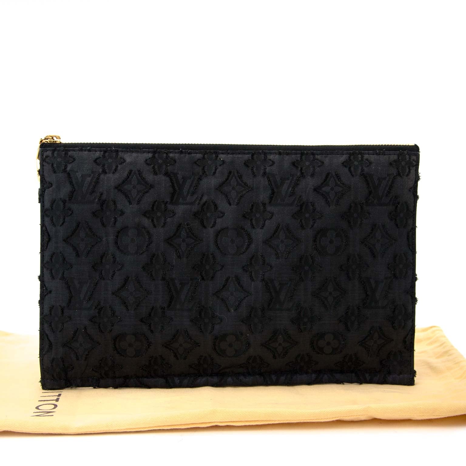 Koop en verkoop uw authentieke Louis Vuitton Limited Edition Monogram Fabric Clutch Pochette