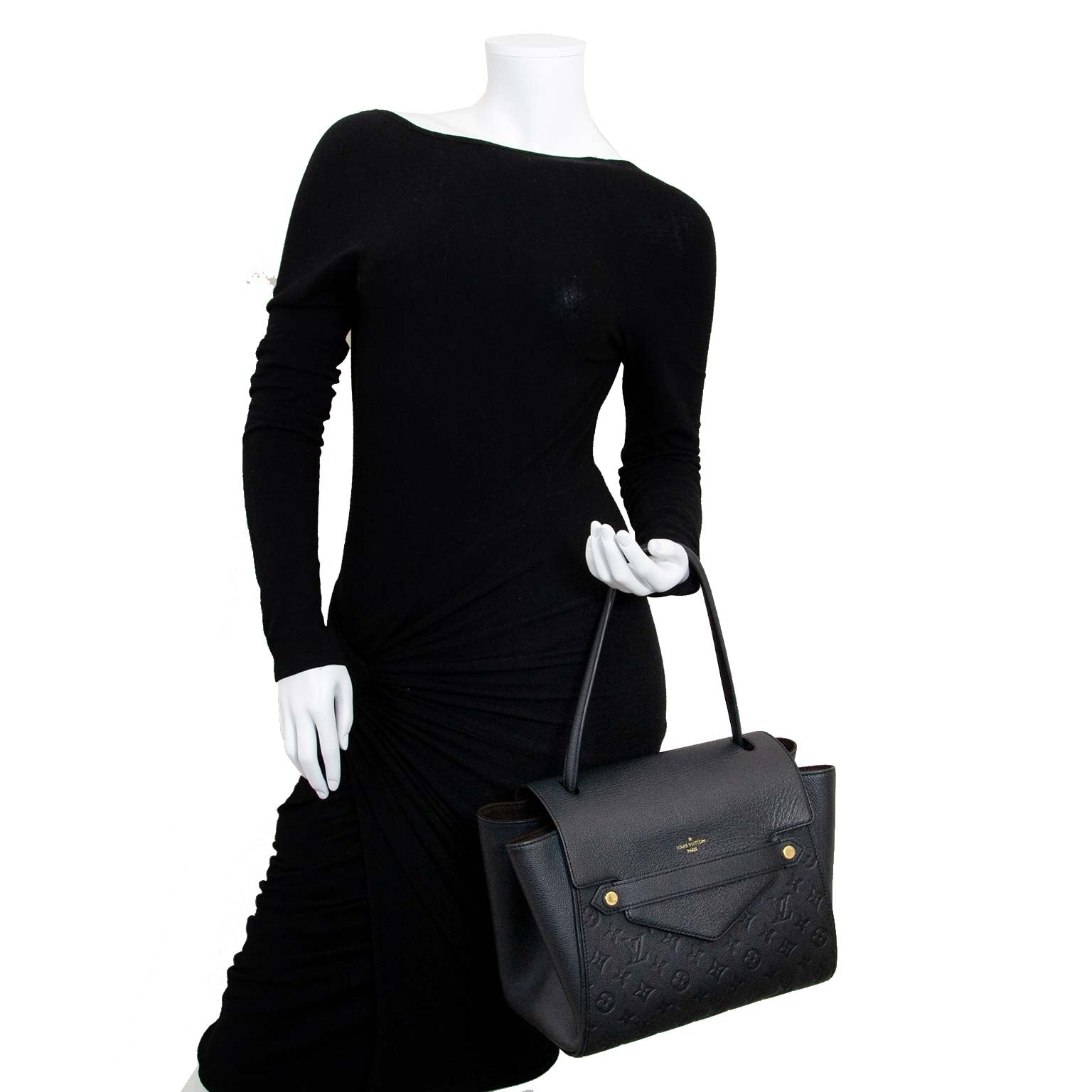 Sac Trocadero Louis Vuitton en cuir Empreinte noir