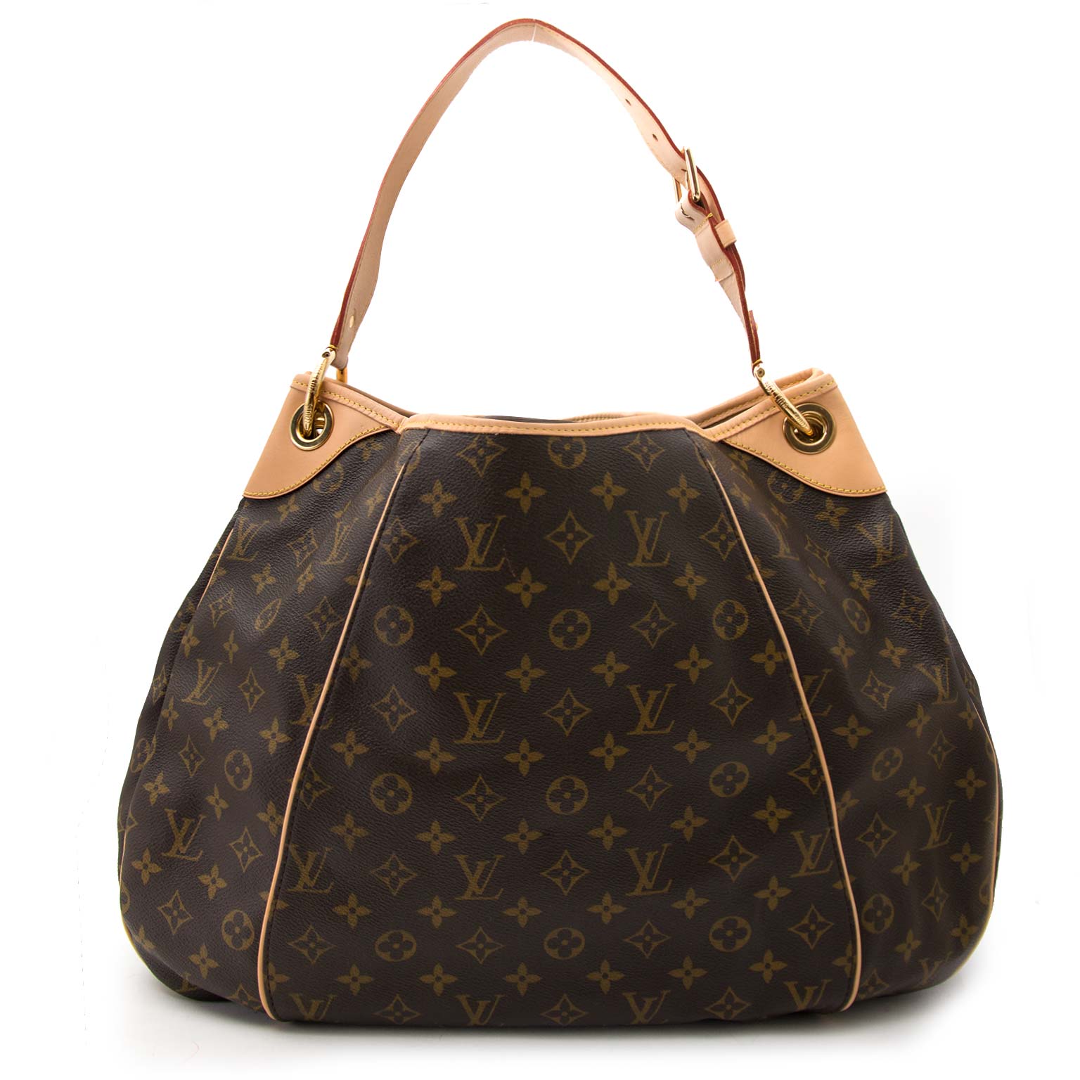 shop safe online secondhand Louis Vuitton Monogram Canvas Galliera PM Bag