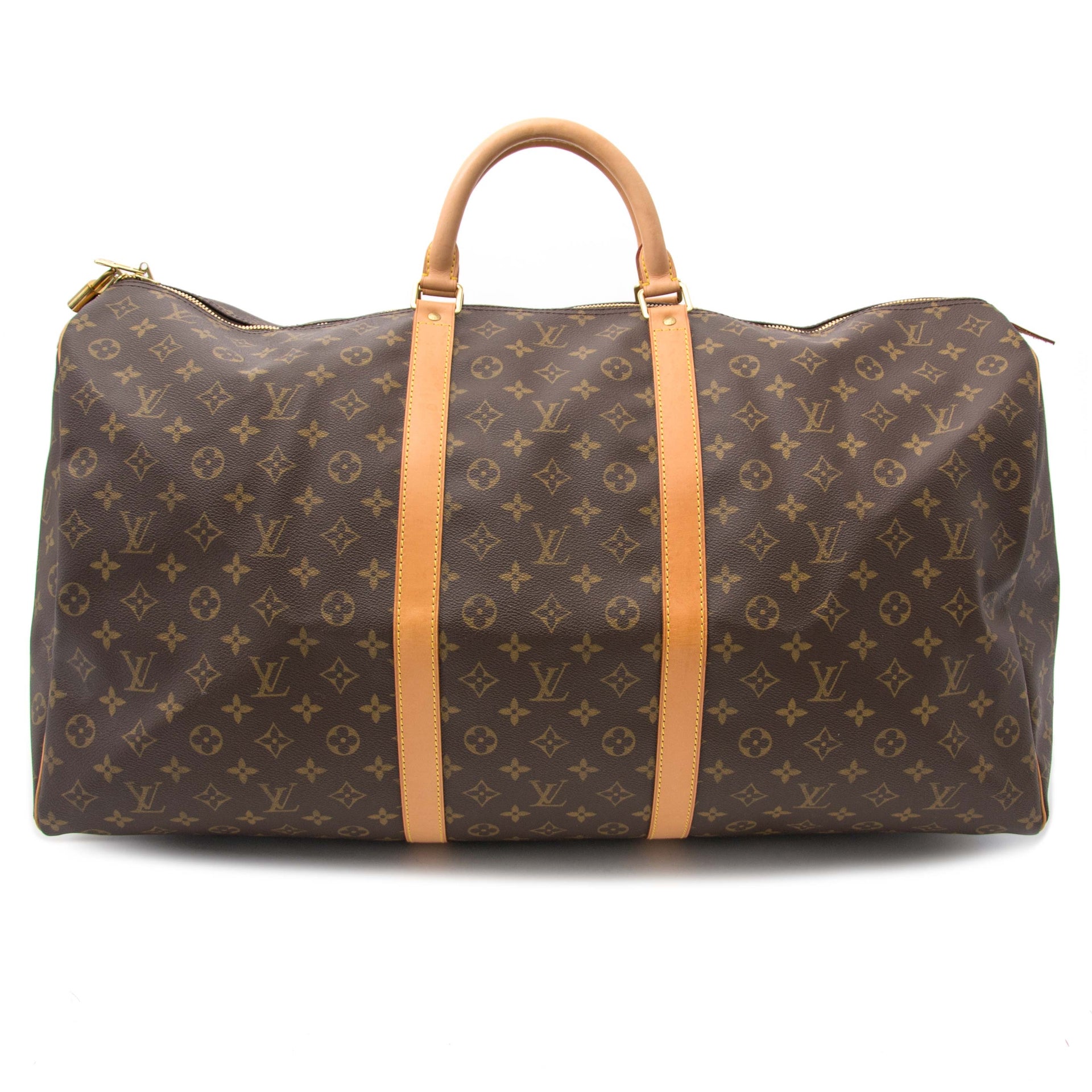 shop safe online secondhand Louis Vuitton Keepall 60 Monogram Travel Bag