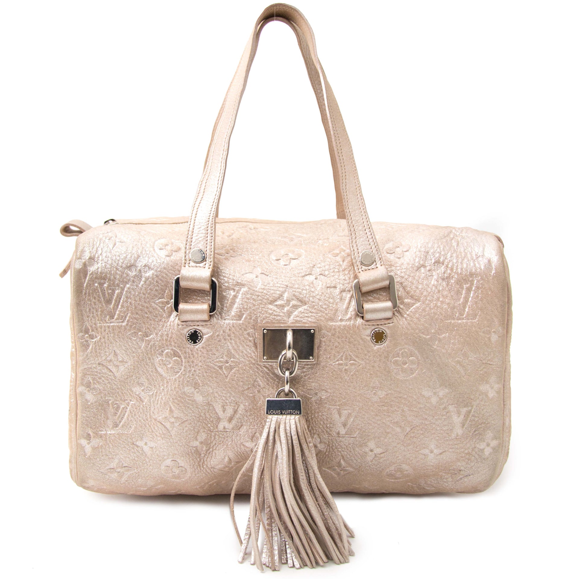 worldwide webshop belgium 100% authentic Louis Vuitton Special Edition Metallic Silver Comet Bag