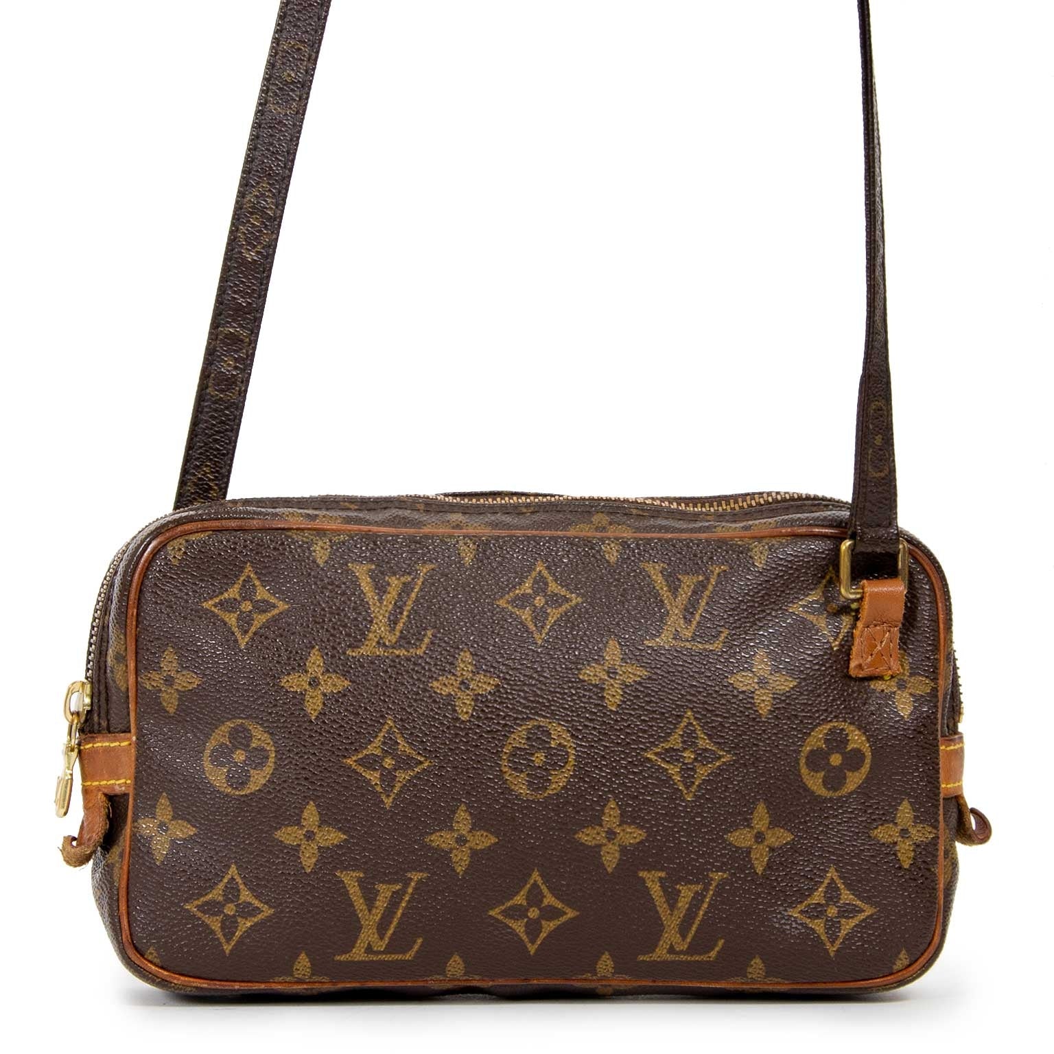 Louis Vuitton monogram marly crossbody bag now for sale at labellov vintage fashion webshop belgium
