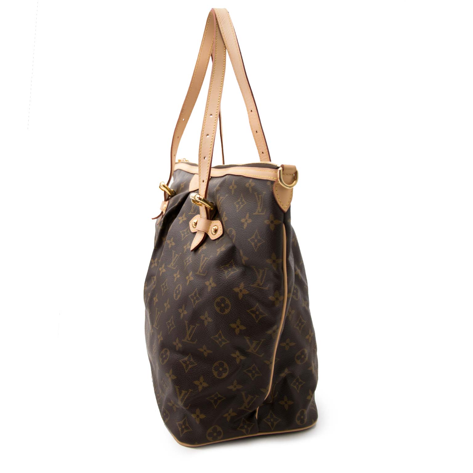 koop online aan de beste prijs tweedehands Louis Vuitton Monogram Canvas Palermo GM Bag