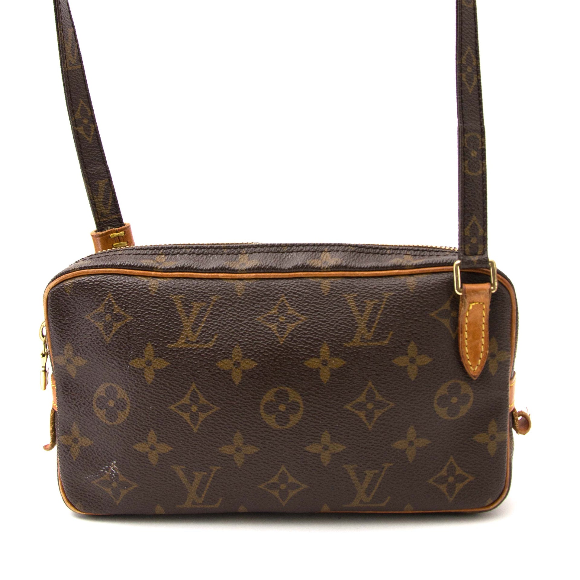 zoek jij vielig online tweedehands Louis Vuitton Pochette Marly Bandouliere