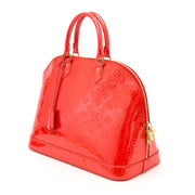 Worldwide shipping and secure payment online Louis Vuitton Alma MM Vernis Grenadine
