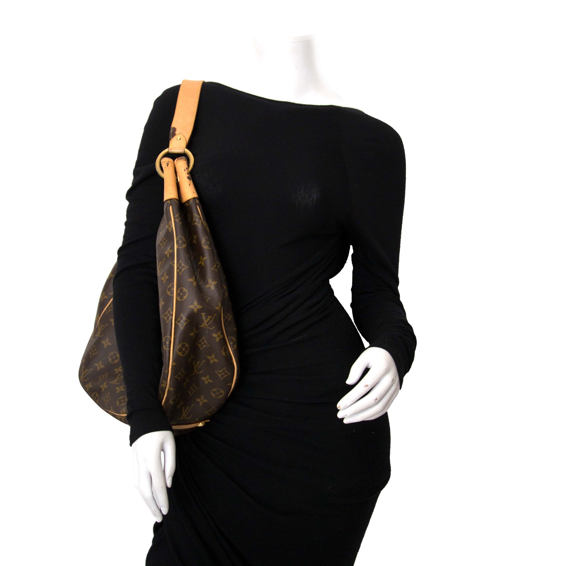 shop safe online your Louis Vuitton Damier Galliera GM Hobo Bag