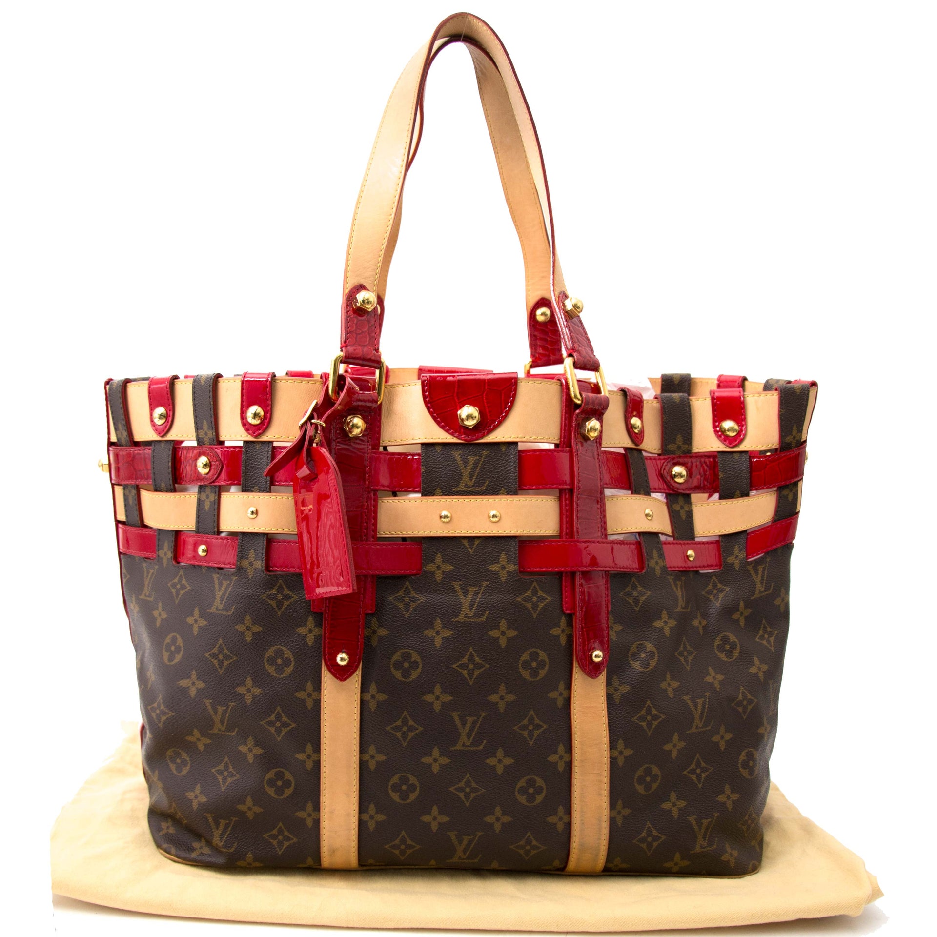 Louis Vuitton Monogram Rubis Salina GM Tote Bag for sale