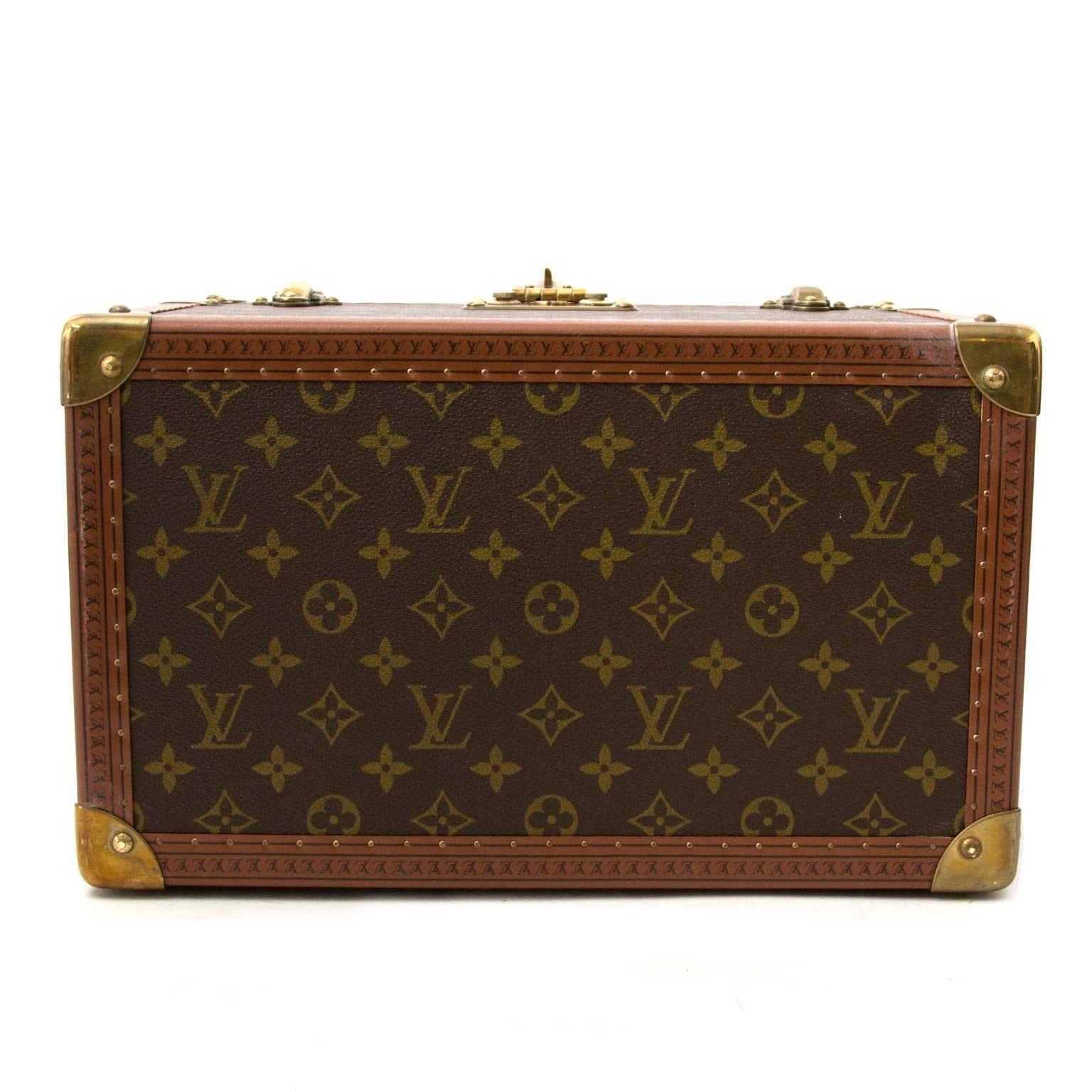 koop authentieke louis vuitton trunk case bij labellov vintage mode webshop belgië