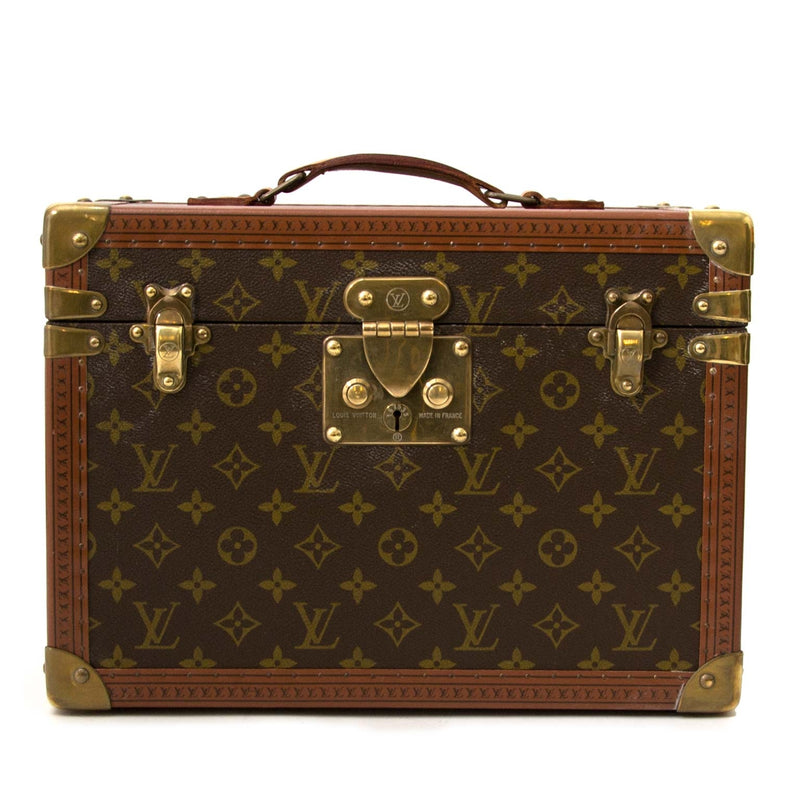 Louis vuitton monogram travel trunk case for sale at labellov vintage fashion webshop