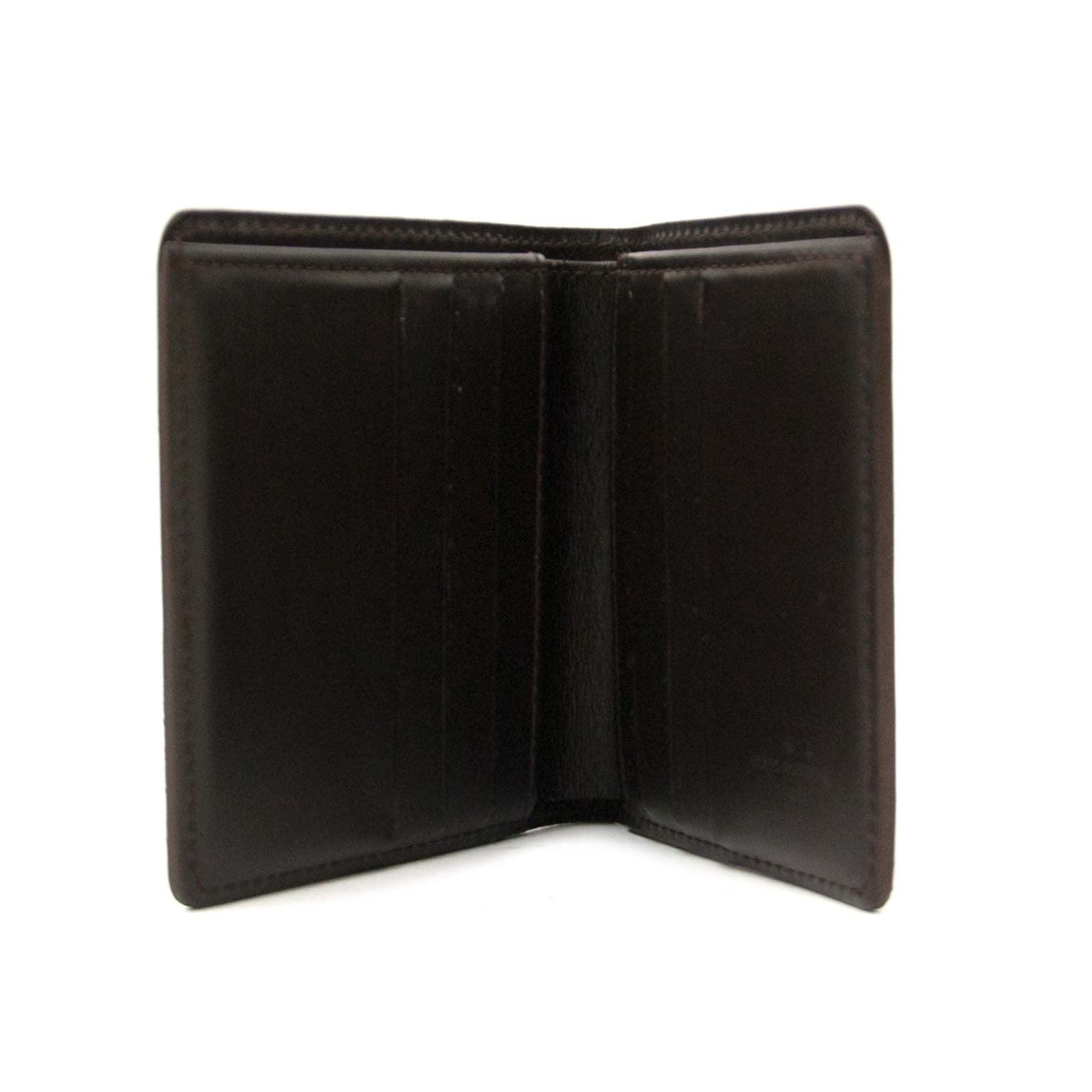 buy Louis Vuitton Brown Monogram Leather Wallet at labellov