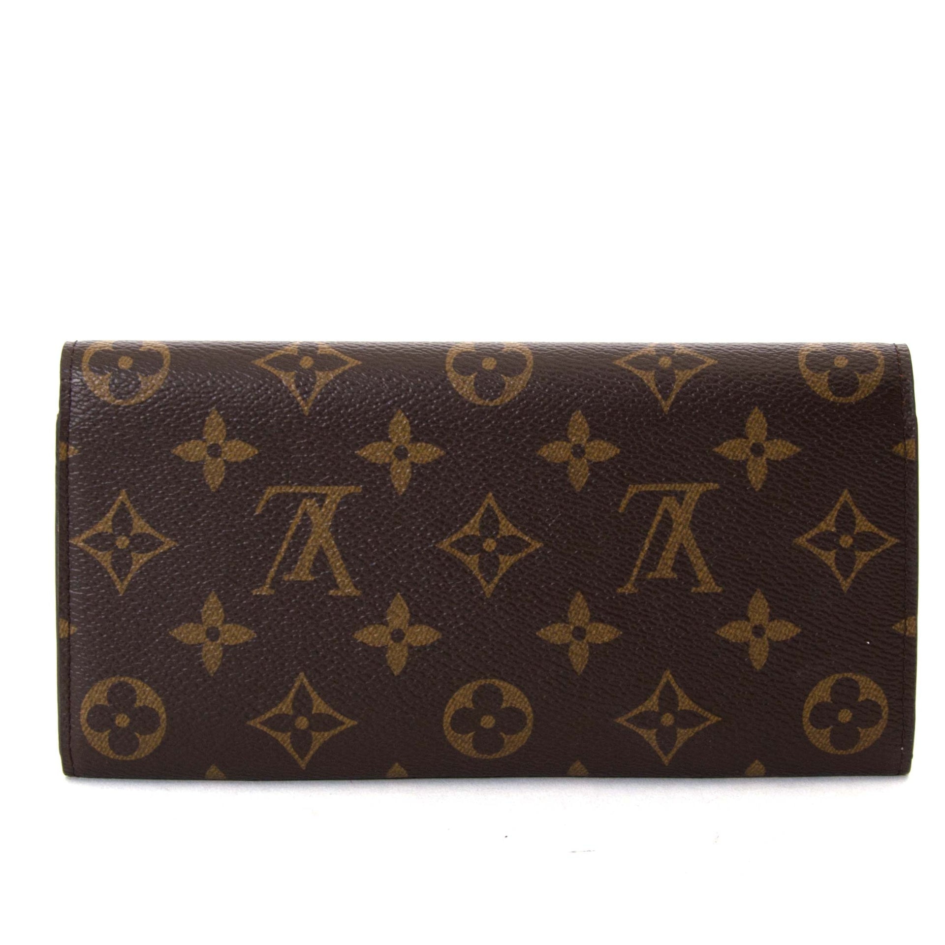 Louis Vuitton Monogram Emilie Wallet now for sale at labellov vintage fashion webshop belgium
