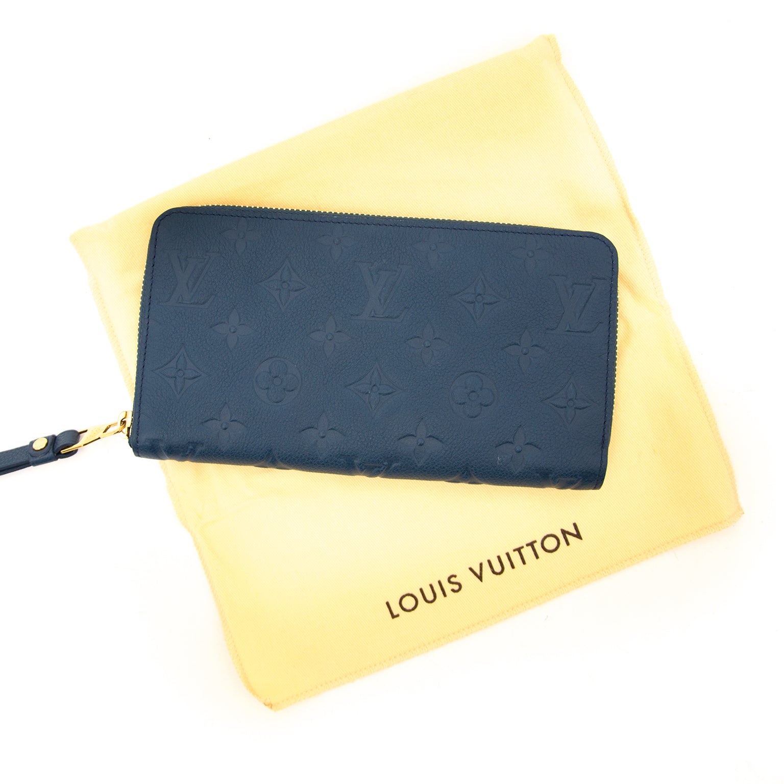 Louis Vuitton Zippy Empreinte Marine Wallet