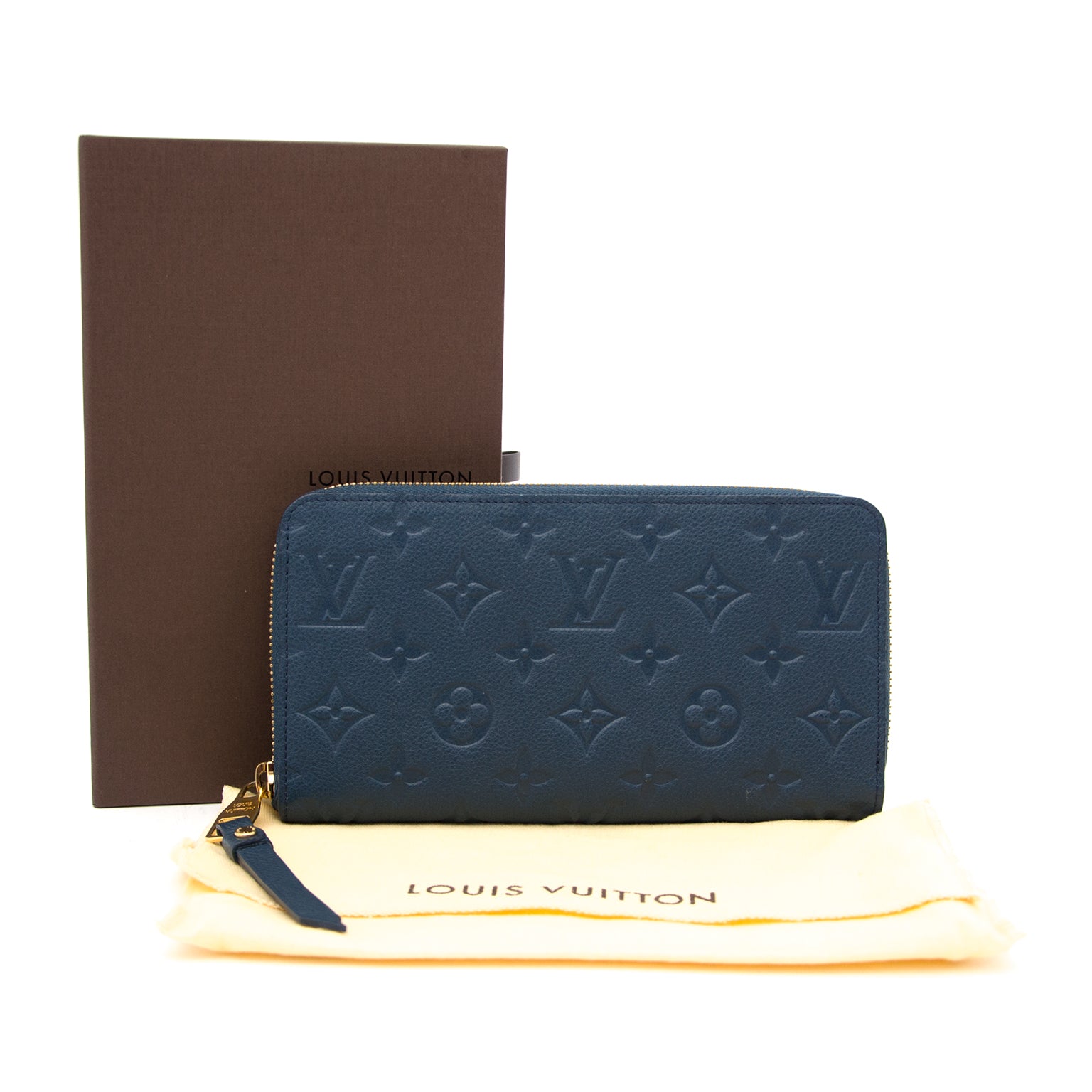 Louis Vuitton Zippy Empreinte Marine Wallet