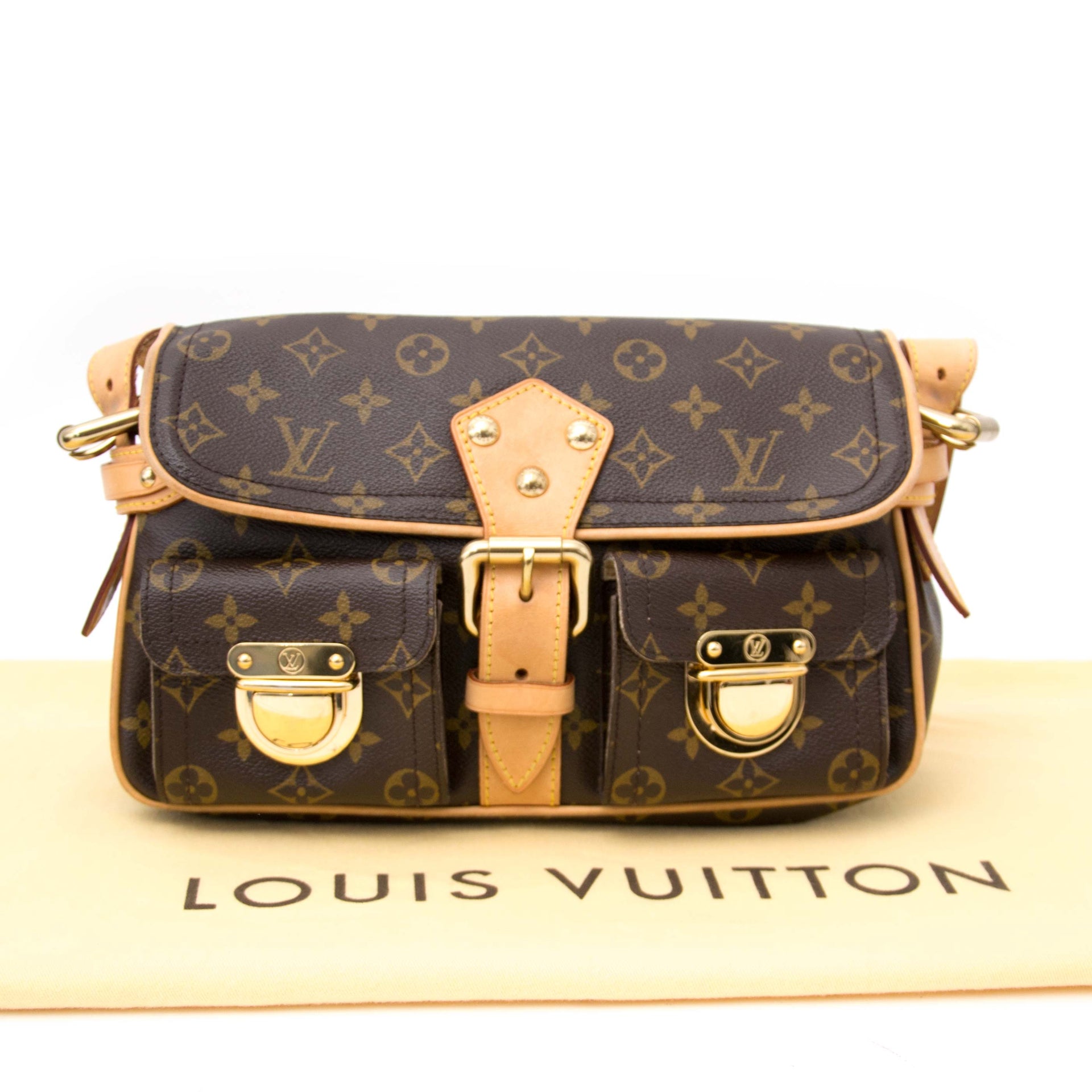 Louis Vuitton Monogram Hudson Shoulder Bag koop online aan de beste prijsj