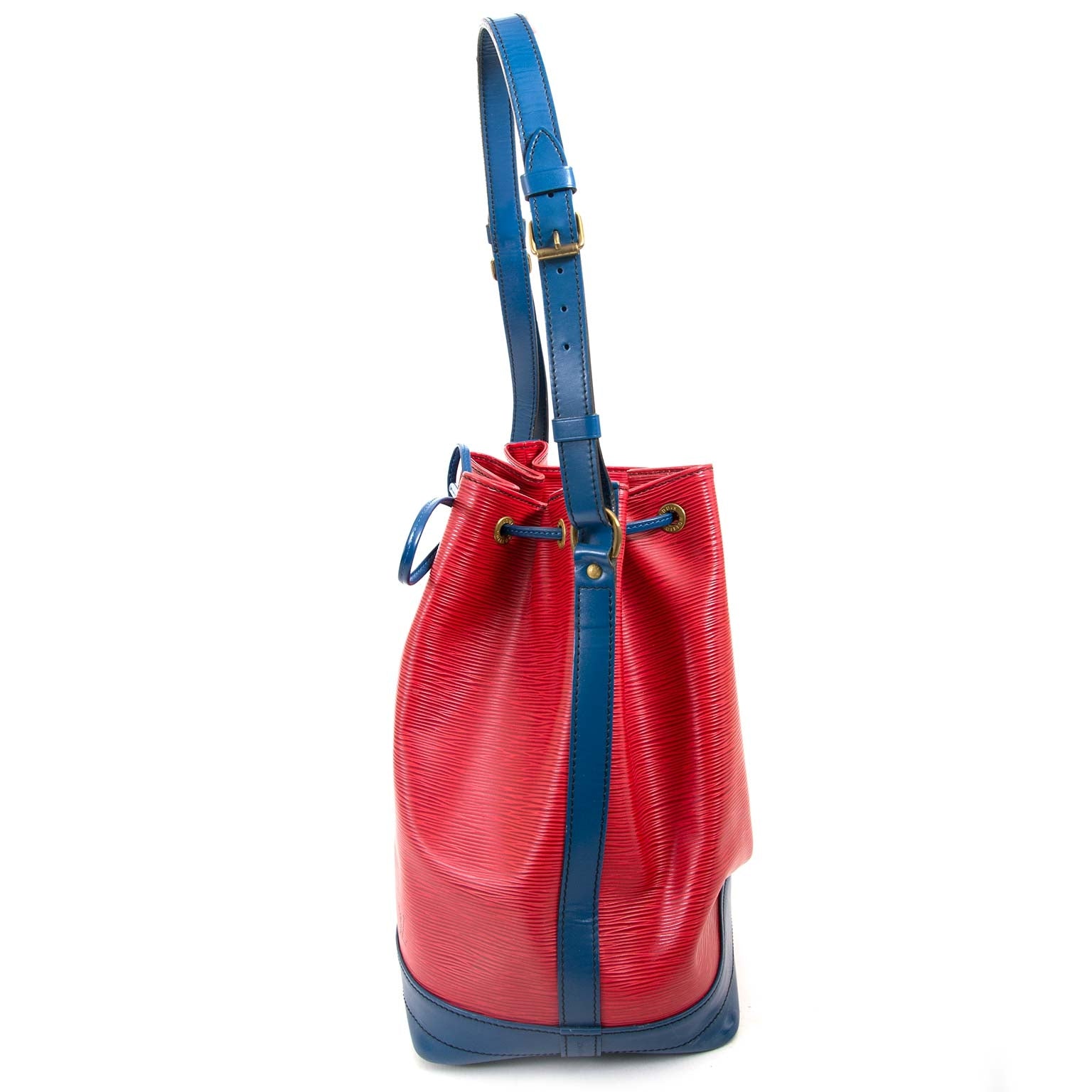 louis vuitton tricolor epi leather noé gm sac à vendre à labellov vintage webshop de mode belgique seconde-à-main