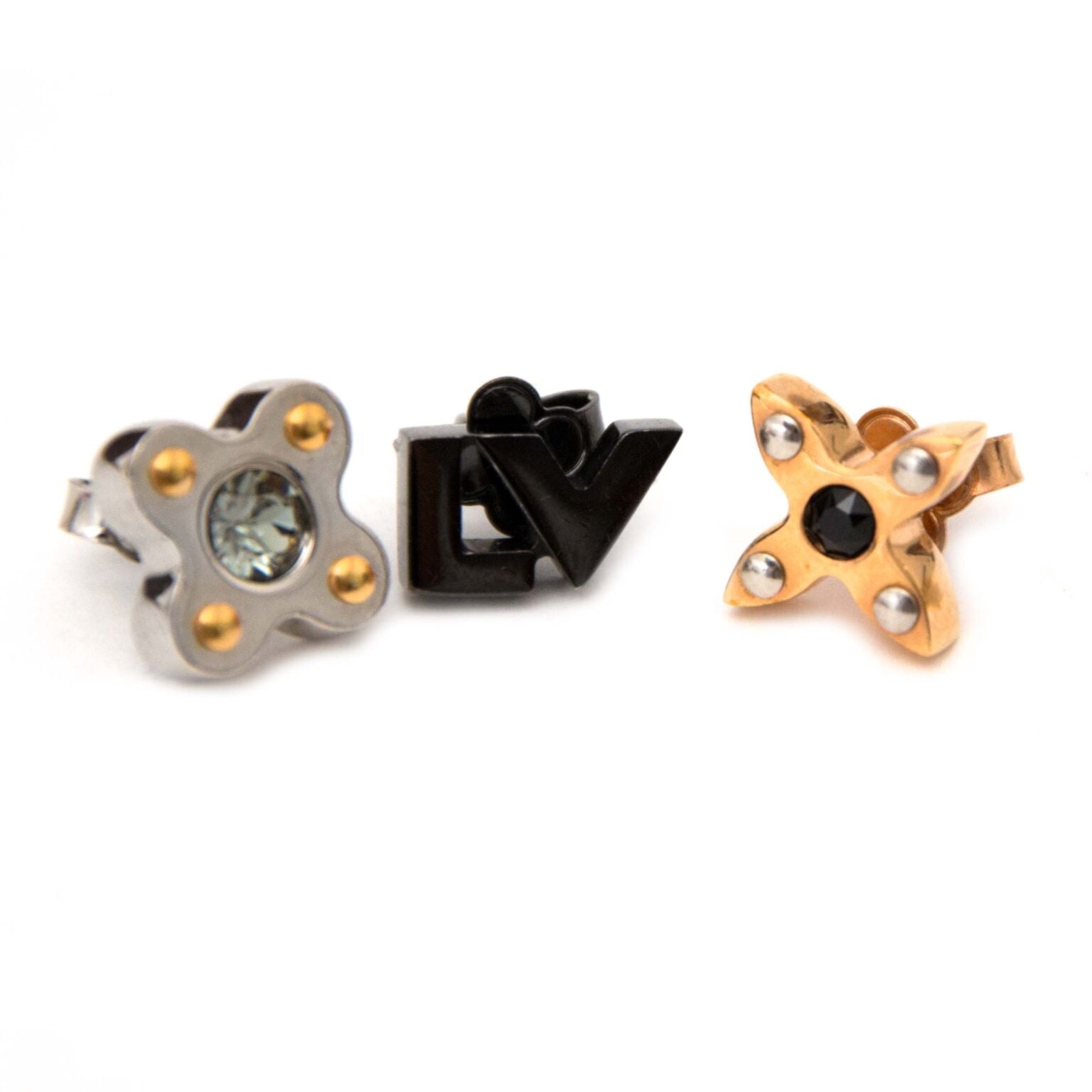 Louis Vuitton Necklace with earings in three colors
