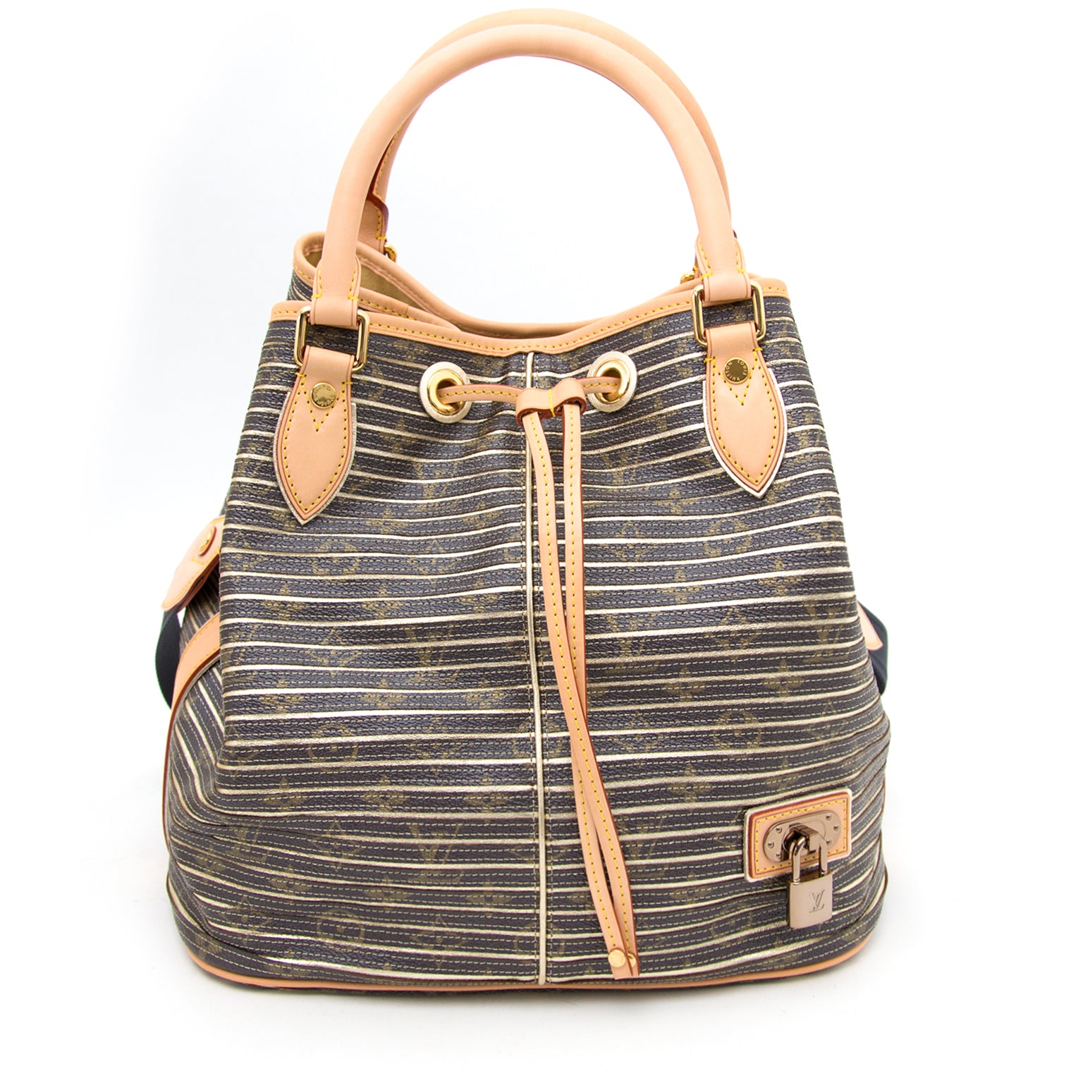 Louis Vuitton BRAND NEW 'Neo Eden Peach' Drawstring Bag for sale in Antwerp Belgium or online at Labellov, designer vintage items at affordable prices and worldwide shipping.
