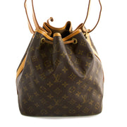 Louis Vuitton Monogram Noe Petite Bucketbag now for sale at labellov vintage fashion webshop belgium