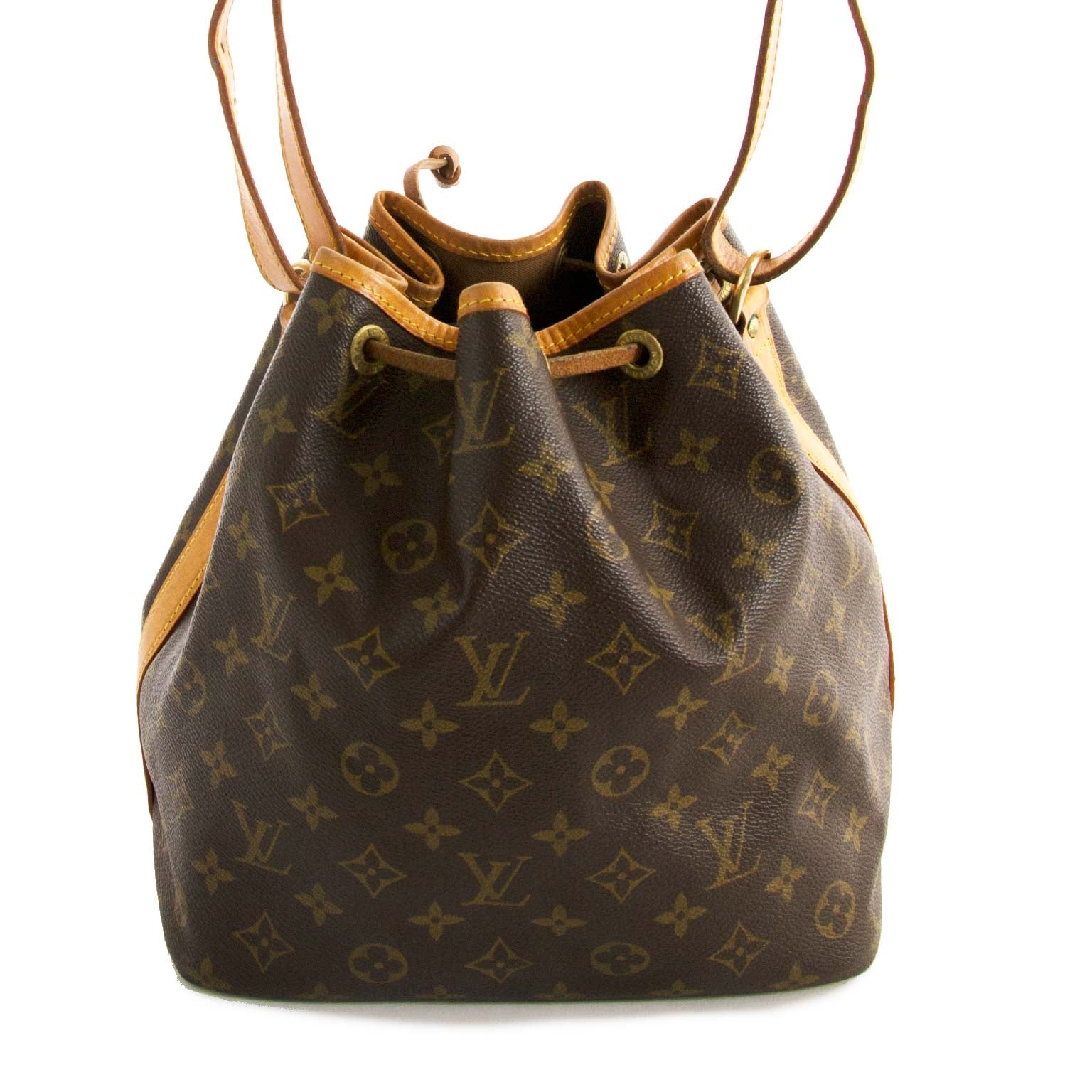 Louis Vuitton Monogram Noe Petite Bucketbag now for sale at labellov vintage fashion webshop belgium