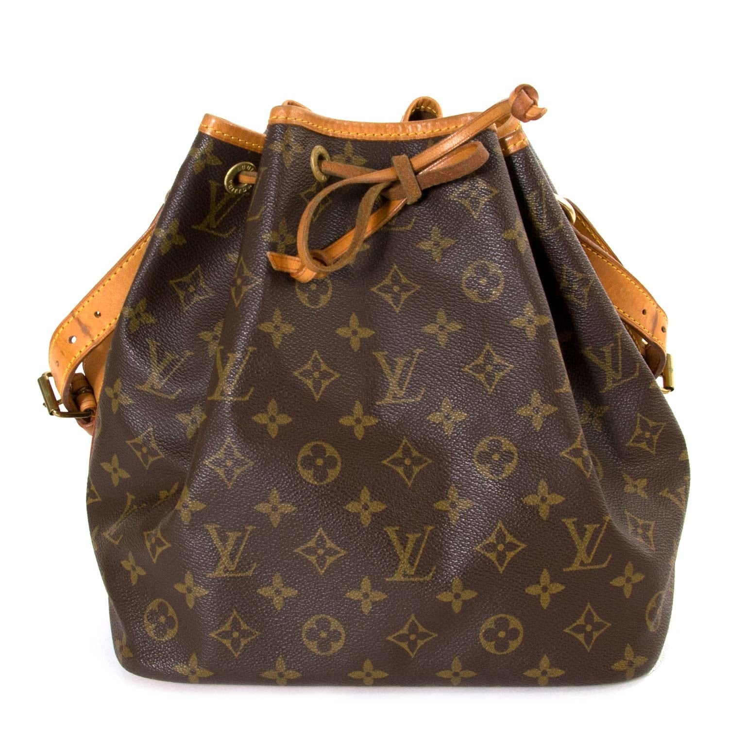 Louis Vuitton Monogram Noe Petite Bucketbag now for sale at labellov vintage fashion webshop belgium