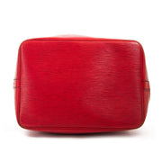 Louis Vuitton Red Epi Leather Noé now for sale at labellov vintage fashion webshop belgium