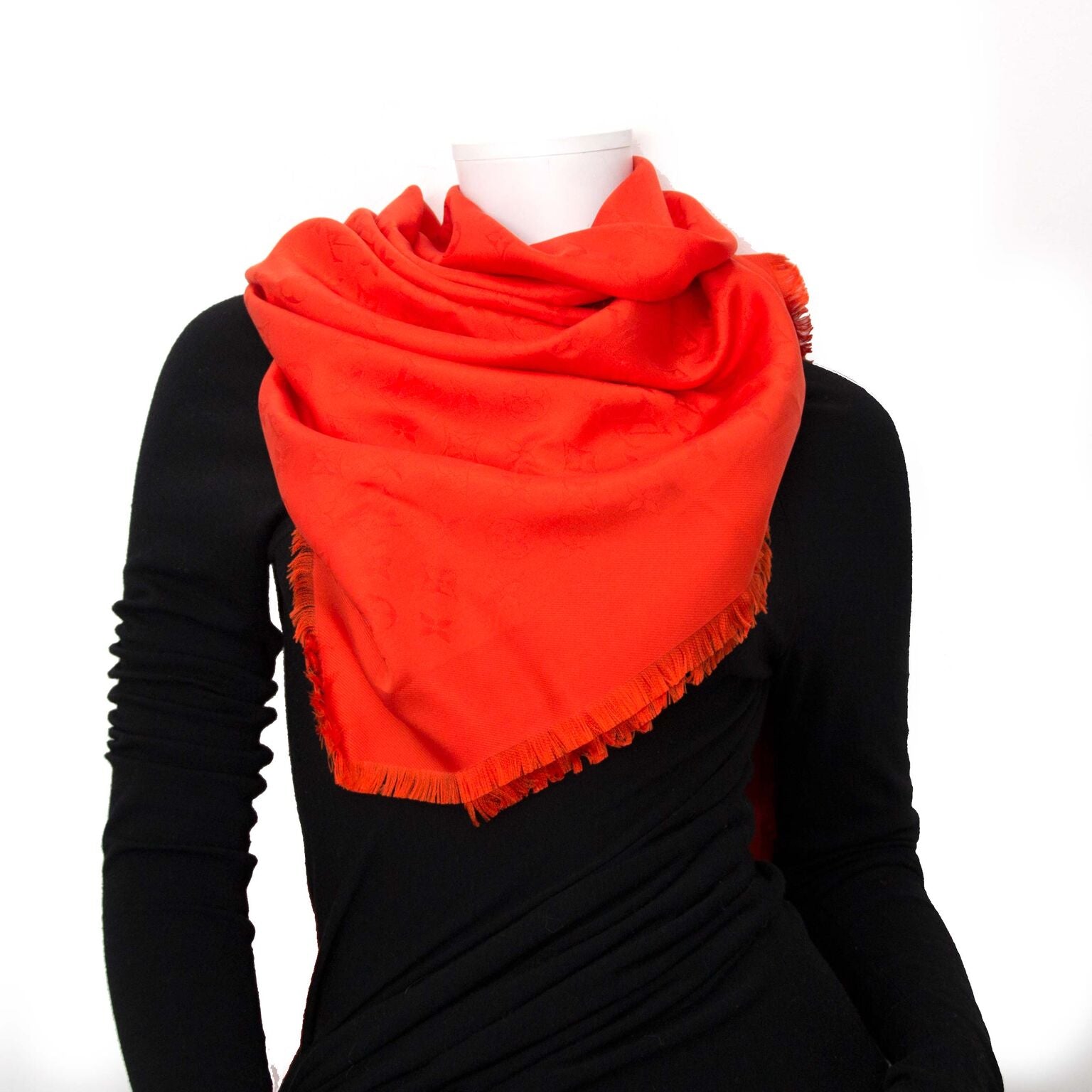 Orient Orange Scarf Monogram from Louis Vuitton