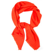 Orient oranje sjaal met monogram van Louis Vuitton
