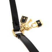 acheter en ligne seconde main Louis Vuitton Black Patent Charm Belt