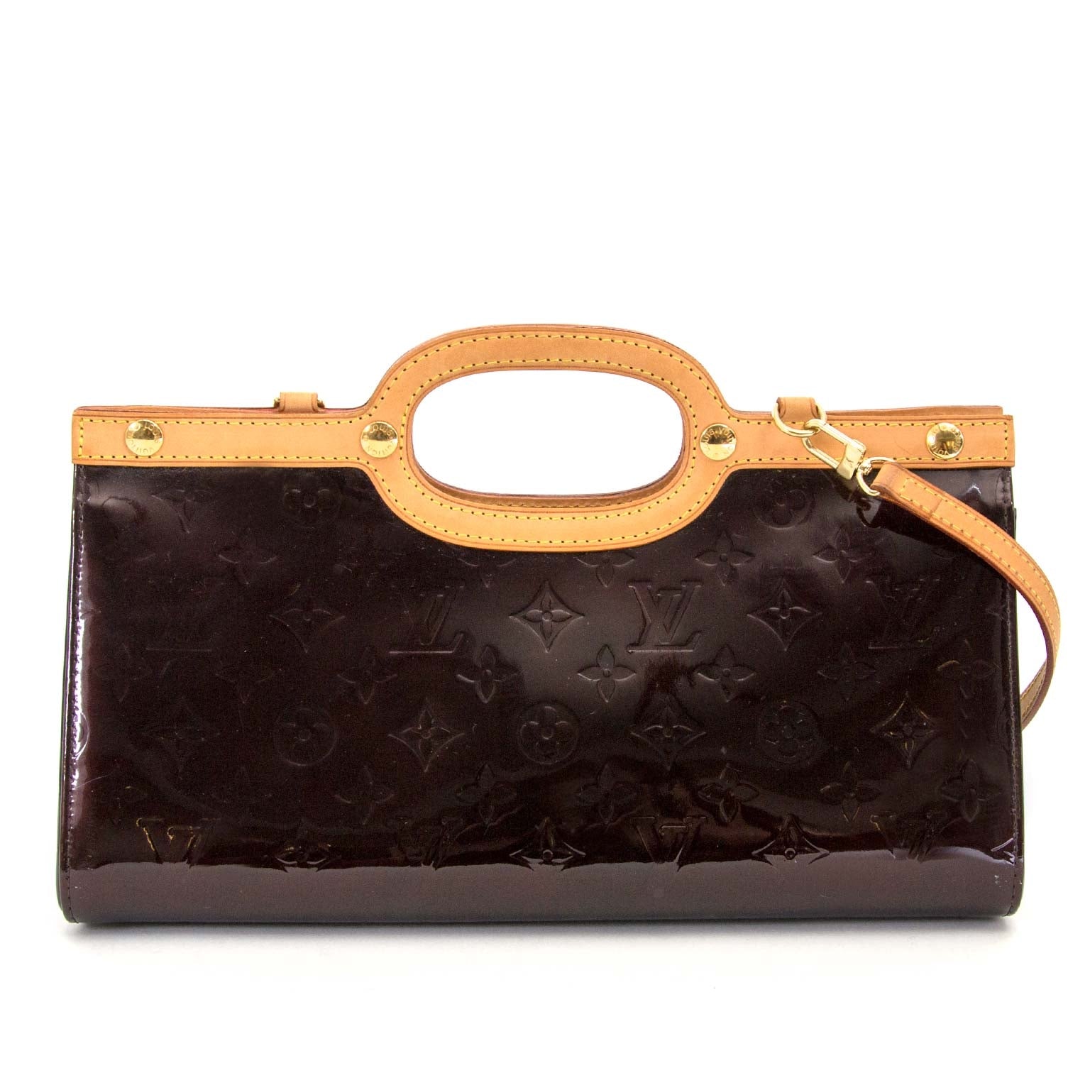 louis vuitton amarante monogram vernis roxbury drive tas nu te koop bij labellov vintage mode webshop belgië