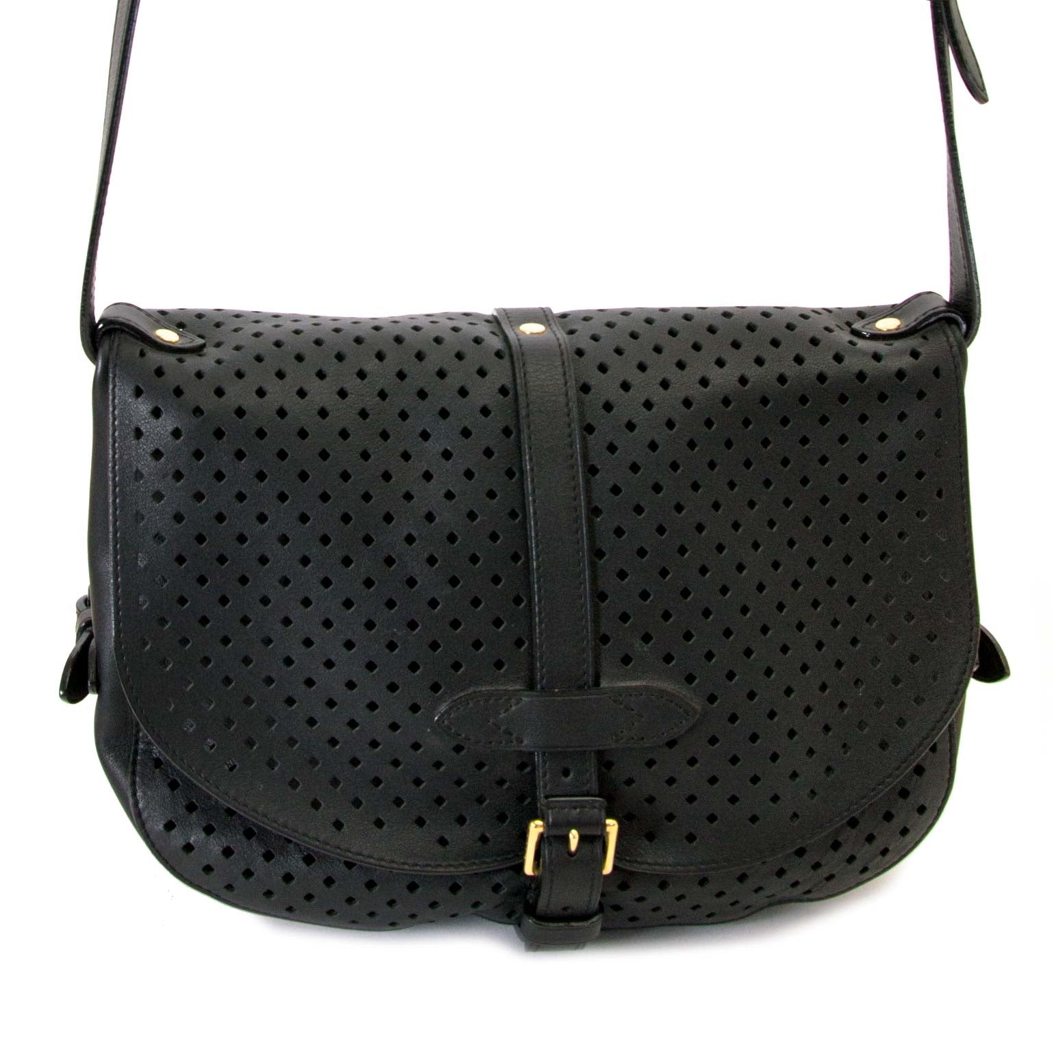 Louis Vuitton Sofia Coppola Flore Saumur Black bag now for sale at labellov vintage fashion webshop belgium
