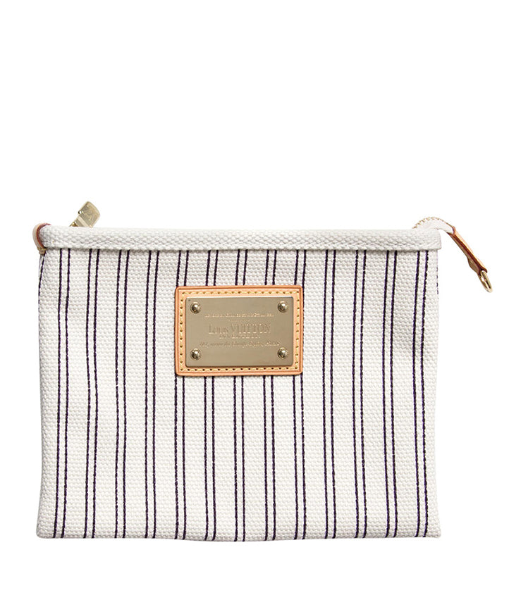 Louis Vuitton Plate Toile Antigua Pochette/Clutch PM