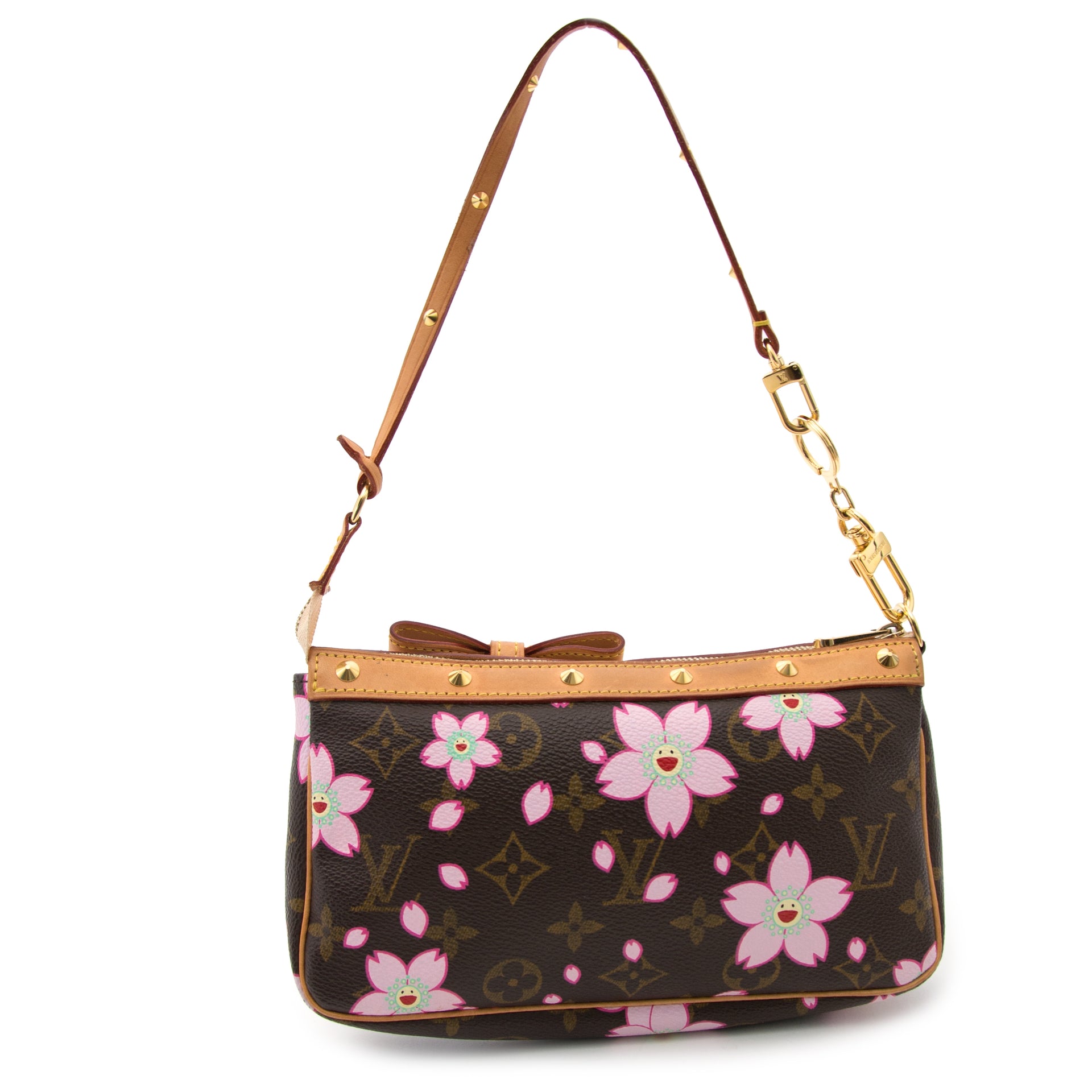 koop veilig online tegen de beste prijs Louis Vuitton Cherry Blossom Monogram Mini Pochette *LIMITED EDITION*