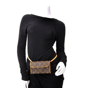 koop veilig online aan de beste prijs Louis Vuitton Monogram Pochette Florentine