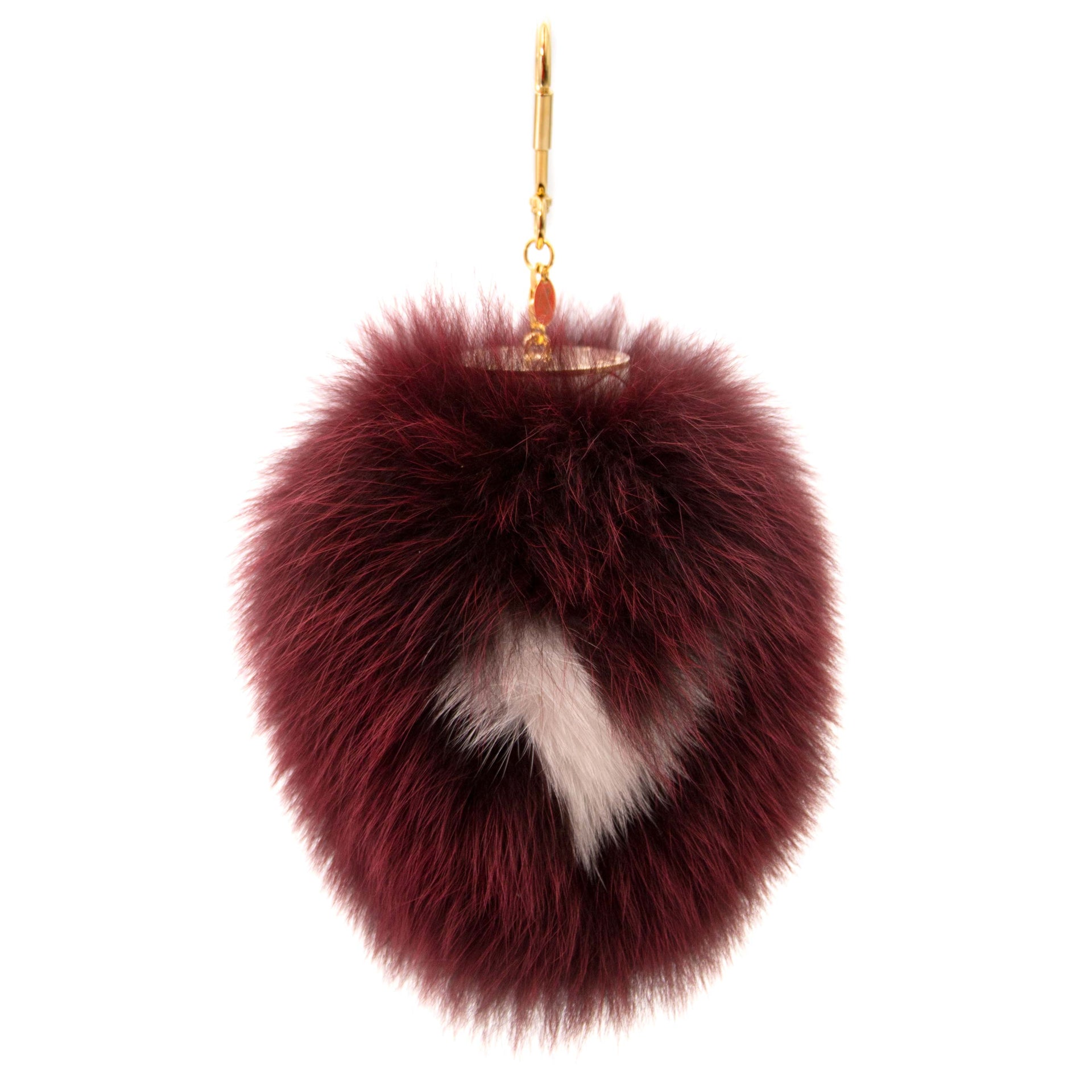 koop online aan de beste prijs Louis Vuitton Fuzzy V Bag Charm